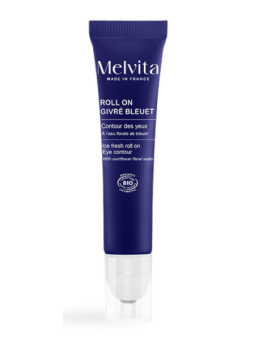 Roll on givré contour des yeux à l'eau florale de bleuet 10ml Melvita Herboristerie de Paris