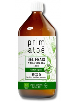 Pur Gel à boire Aloé Vera Bio 99,35% 1L Prim Aloe Herboristerie de Paris