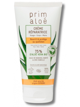 Crème Réparatrice 75% Aloé Vera 150ml Prim Aloe Herboristerie de Paris