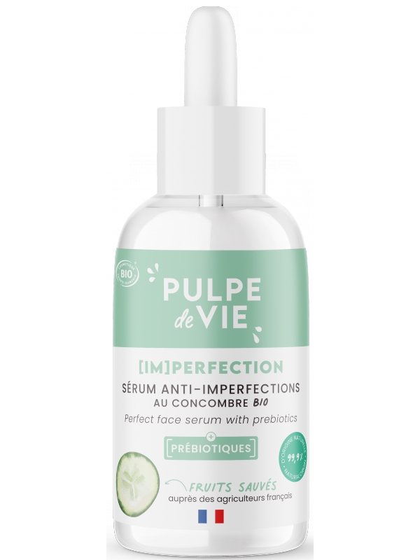 Sérum visage anti imperfections au concombre bio 30ml Pulpe De Vie Herboristerie de Paris