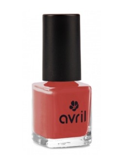 Vernis à ongles rouge rétro 7ml Avril Herboristerie de Paris rouge vintage lumineux