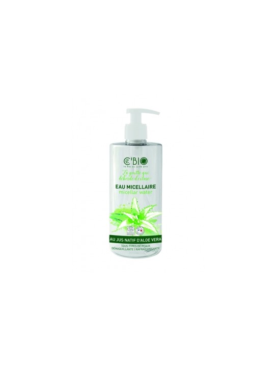 Eau micellaire Aloé véra 500ml C'bio Herboristerie de Paris