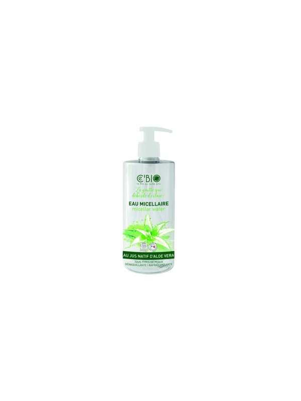 Eau micellaire Aloé véra 500ml C'bio Herboristerie de Paris