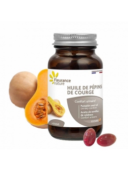 Huile de pépins de Courge 60 capsules Fleurance Nature Herboristerie de Paris confort urinaire prostate
