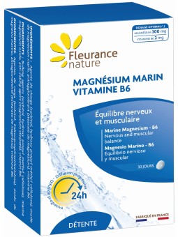 Magnésium marin B6 60 comprimés Fleurance Nature Herboristerie de Paris anti fatigue