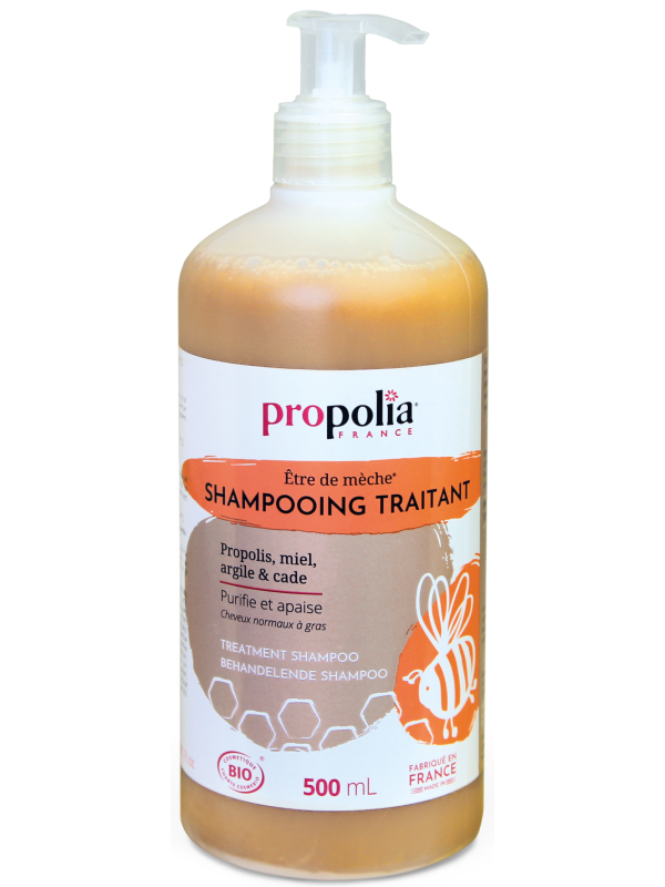 Shampoing Traitant Bio Propolis Miel Argile et Cade 500ml Propolia Herboristerie de Paris