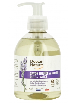 Savon de Marseille liquide Huile d'olive et lavande 300ml Douce Nature Herboristerie de Paris