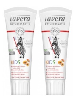 Lot de 2 dentifrice kids calendula calcium 2 x 75ml Lavera Herboristerie de Paris