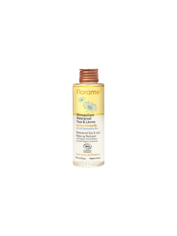 Démaquillant Waterproof yeux et lèvres 110ml Florame Herboristerie de Paris