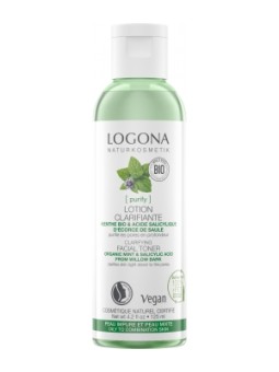 Lotion menthe bio et acide salicylique 125ml Logona Herboristerie de Paris