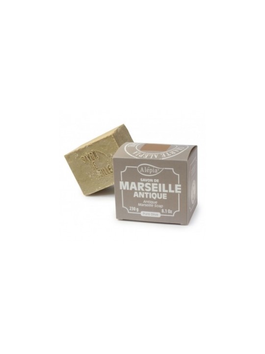 Savon de Marseille véritable pure olive Antique 200g Alepia Herboristerie de Paris