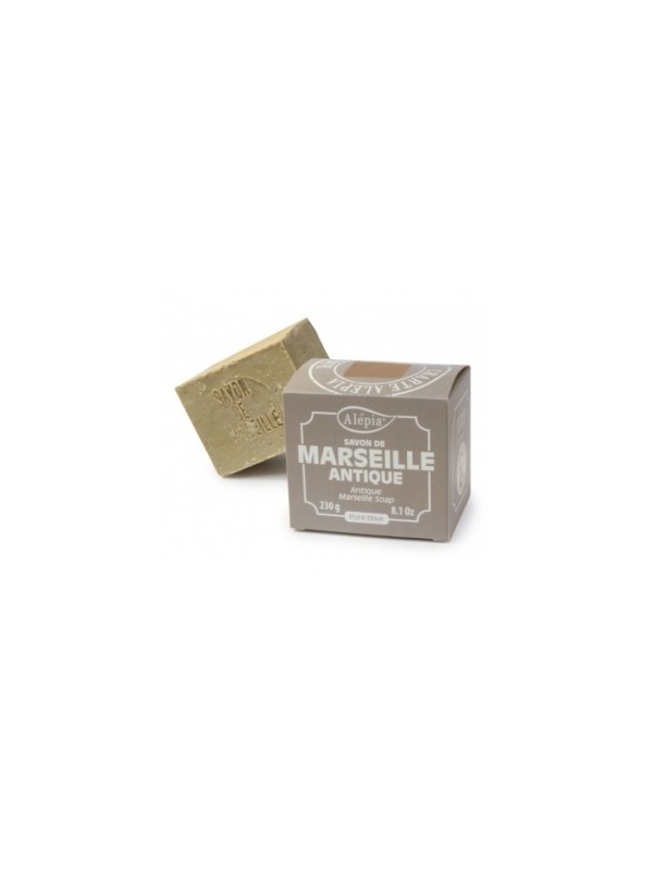 Savon de Marseille véritable pure olive Antique 200g Alepia Herboristerie de Paris