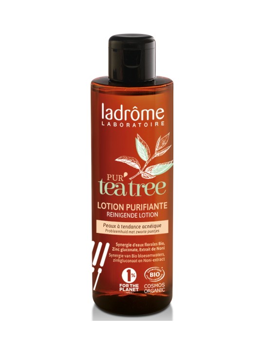 Lotion Purifiante PUR Tea Tree sans alcool 200ml Ladrome Herboristerie de Paris