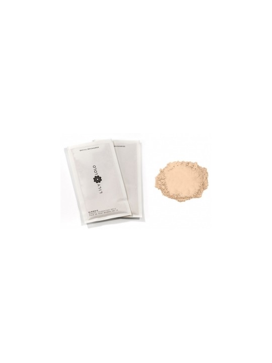 Recharge Fond de teint mineral poudre libre SPF15 Barely Buff 10g Lily Lolo Herboristerie de Paris
