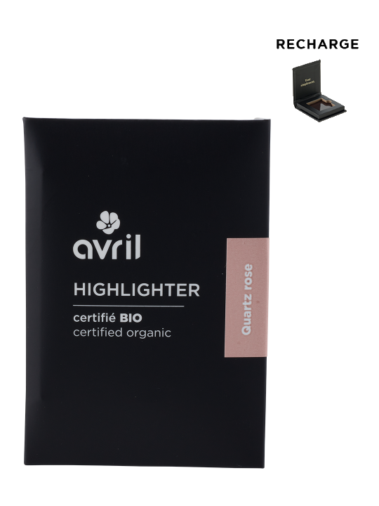 Highlighter Quartz Rose 11g Avril Herboristerie de Paris