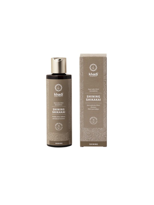 Shampooing ayurvédique Shikakaï Shine 200ml Khadi Herboristerie de Paris
