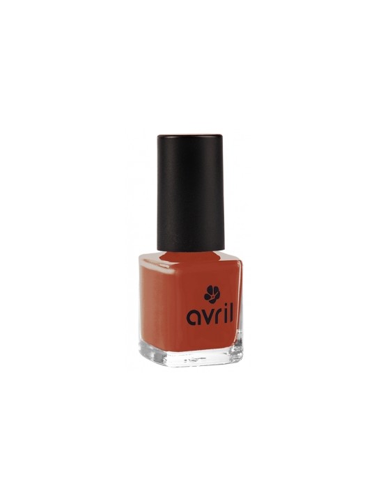 Vernis à ongles Rouge Brique n°863 Avril cosmétique Herboristerie de Paris chaleureux et  harmonieux