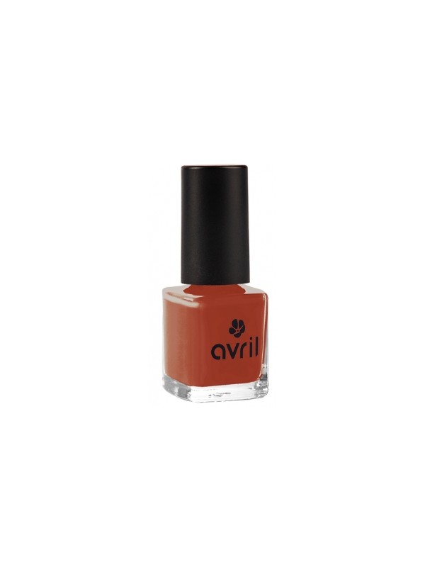 Vernis à ongles Rouge Brique n°863 Avril cosmétique Herboristerie de Paris chaleureux et  harmonieux