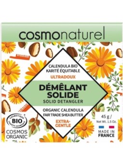 Démêlant solide ultradoux Calendula et Karité 45g Cosmo Naturel Herboristerie de Paris