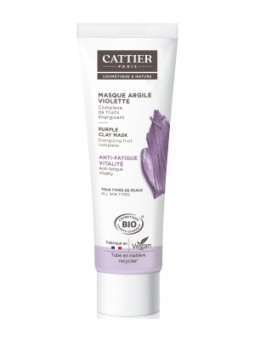 Masque argile violette 30ml Cattier Herboristerie de Paris