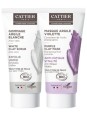 Lot Anti fatigue gommage et masque argile violette tous types de peaux Cattier Herboristerie de Paris