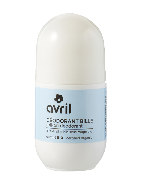 Déodorant bille femme à l'extrait d'Hibiscus rouge bio 50ml