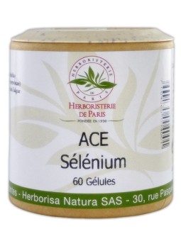 ACE Sélénium 60 gélules Herboristerie de paris antioxydant contre les radicaux libres et contre le stress oxydatif