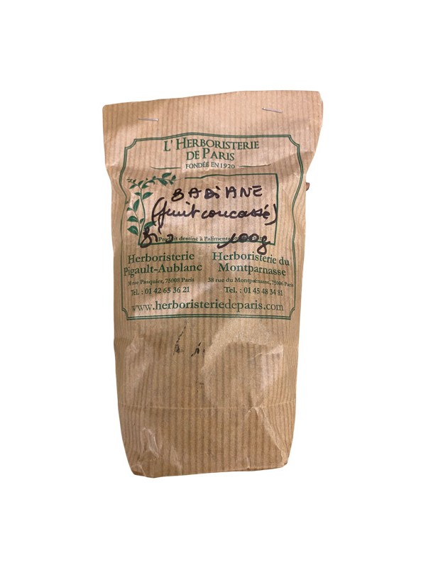 Badiane (Anis Étoilé) fruit coupé bio 100 gr Herboristerie de Paris digestion aide respiratoire