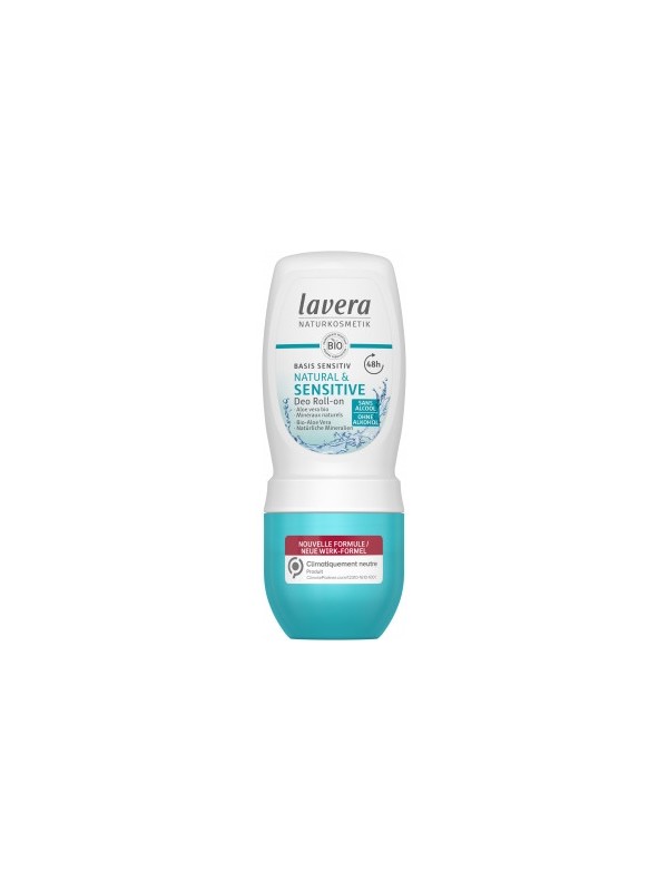 Déodorant Roll on Calendula et Aloé Vera Bio BASIS 50 ml Lavera deodorant bio Herboristerie de paris