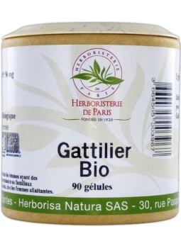 Gattilier bio 90 gélules Herboristerie de Paris vitex agnus castus confort féminin