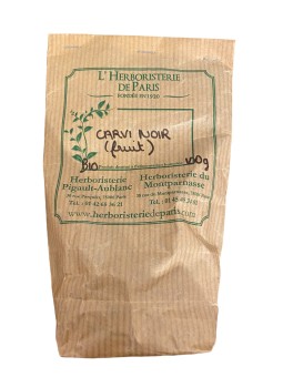 CARVI NOIR FRUIT BIO 100g Herboristerie de Paris digestion transit lactation