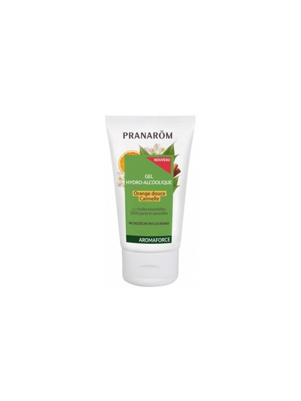 Gel hydro alcoolique Orange douce et Cannelle 50ml Pranarôm