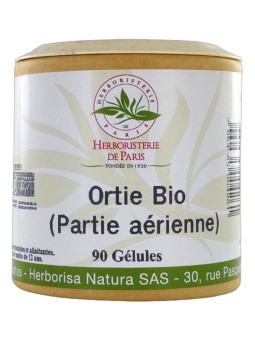 Ortie Bio partie aérienne 90 gélules Herboristerie de Paris silicium organique articulaire cheveux et ongles
