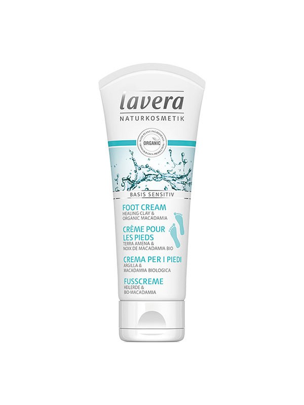 Crème pour les pieds Macadamia et Terra amena BASIS 75ml Lavera