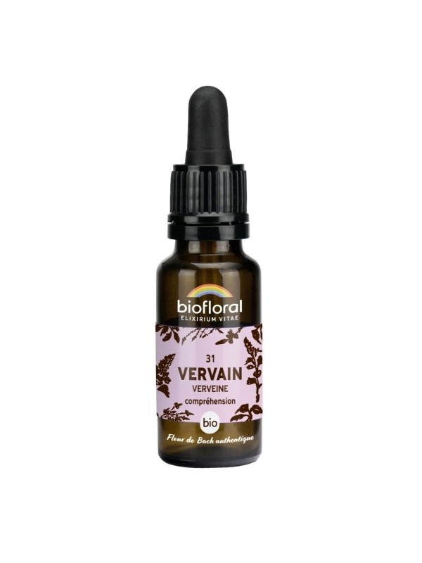 Elixir Verveine, Vervain n°31 - 20 ml Biofloral