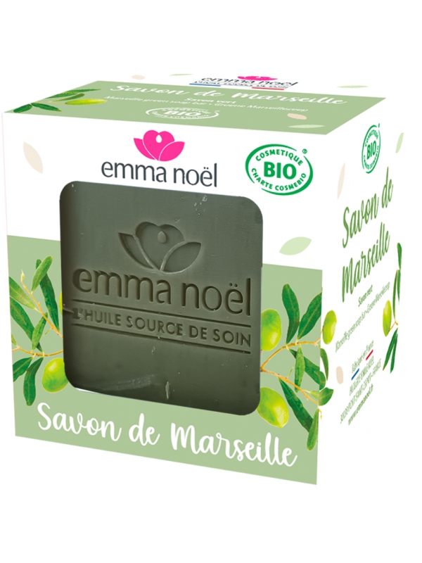 Savon Vert de Marseille 400g Emma Noël
