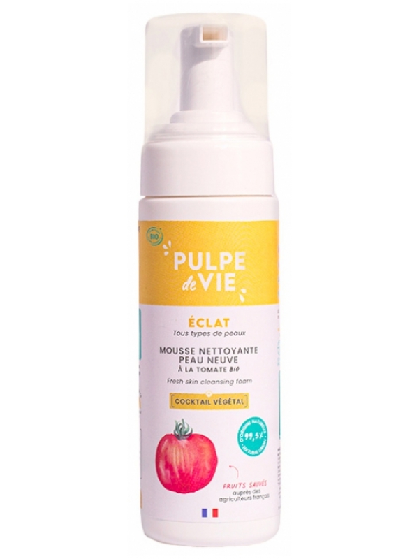 Frimousse mousse nettoyante visage Pamplemousse Tomate 125ml Pulpe De Vie