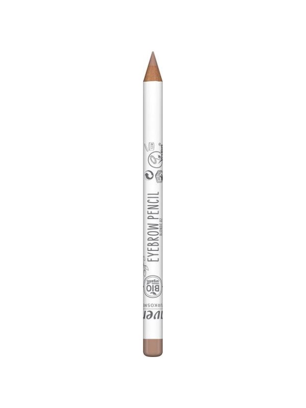 Crayon à sourcils Blond No 02 1.14gr Lavera regard souligné avec caractère Herboristerie de paris