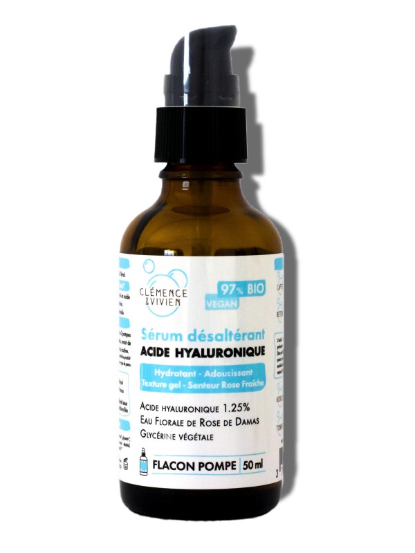 Sérum désaltérant à l'Acide hyaluronique 50ml Clemence & Vivien