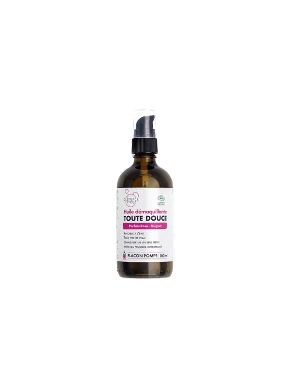 Huile démaquillante Toute Douce Parfum Rose Muguet 100ml Clemence & Vivien