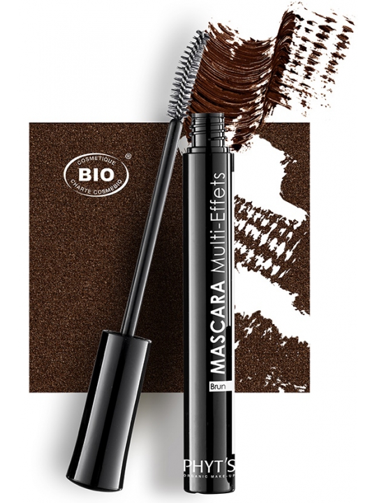 Mascara multi effets brun 9.5ml Phyts
