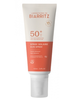 Spray Solaire SPF 50  Huile de Coco et Alga Gorria 100ml Alga maris Herboristerie de paris