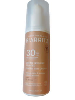 Crème teintée SPF 30 Beige 50ml Laboratoires De Biarritz