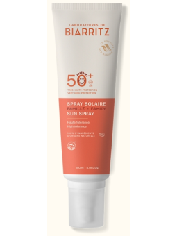 Spray Solaire SPF 50+ Format Familial 150ml Laboratoires De Biarritz Herboristerie de Paris