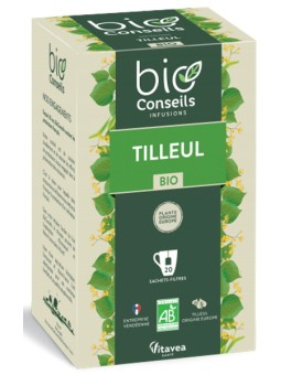 Infusion Tilleul Bio 20 sachets 20g Bio Conseils relaxation sérénité Herboristerie de paris