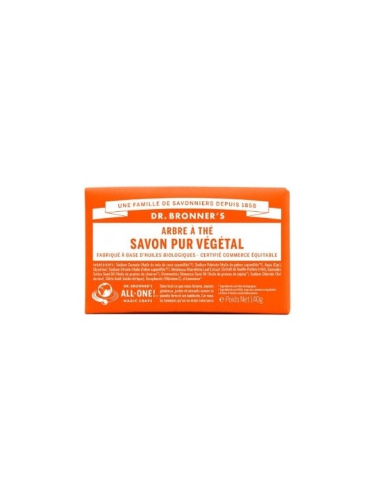 Savon solide à l'Arbre à thé Dr Bronners