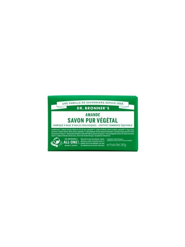 Savon solide à l'Amande Dr Bronners