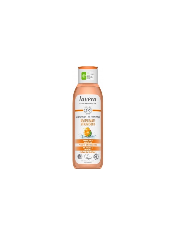 Gel Douche soin Orange bio Menthe bio HIGH VITALITY 200 ml Lavera Herboristerie de paris