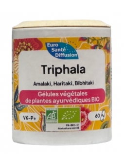 Triphala BIO 60 gélules Phytofrance 3 baies indiennes Herboristerie de paris