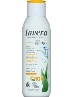 Lait Corps Raffermissant Basis Sensitiv 250 ml Lavera coenzyme q10 hydratation peaux sensibles herboristerie de paris